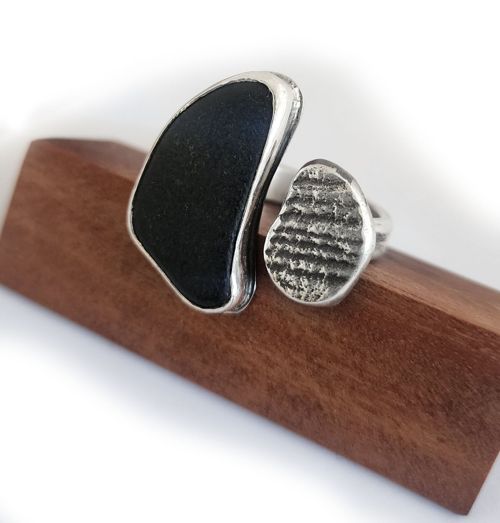 Stone & Silver Rings — detail