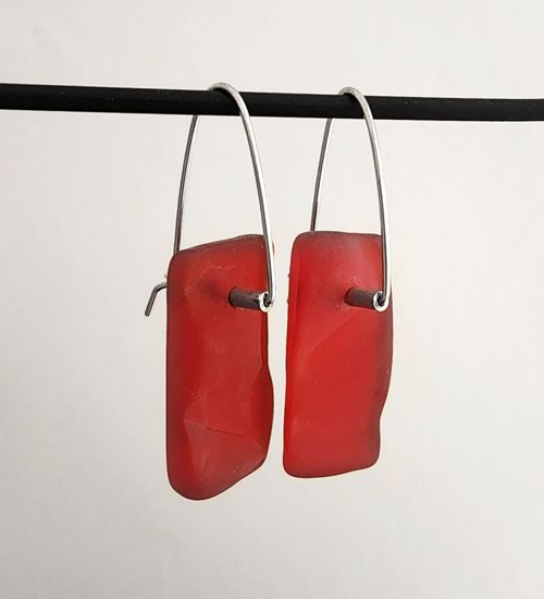 Sea Jewels Earrings - Red selection — detail