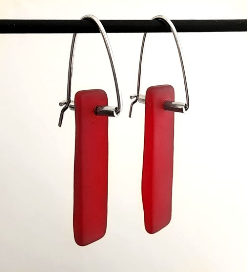 Sea Jewels Earrings - Red selection — detail