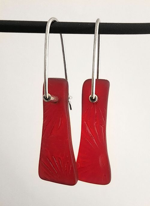 Sea Jewels Earrings - Red selection — detail