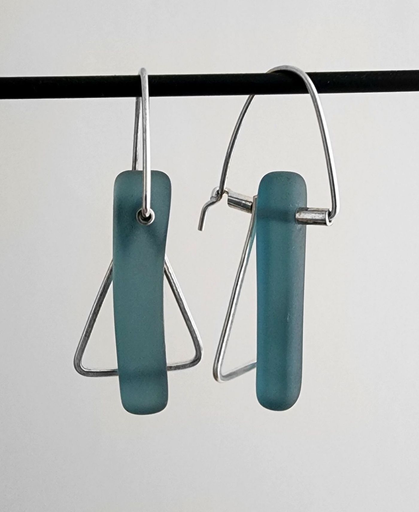 Sea Jewels Triangle Earrings