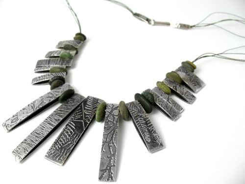Another Fork in the Path Necklace — detail