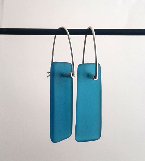 Sea Jewels Earrings - Blue selection — detail